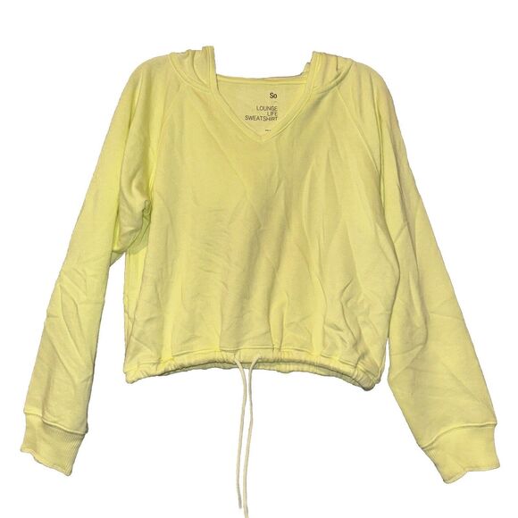so lounge life sweatshirt soft yellow Small NWT Soft And Comfy - Picture 1 of 6